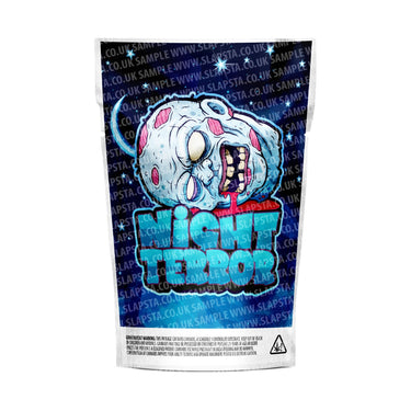 Night Terror Mylar Pouches Pre - Labeled - 3.5g (1/8oz)