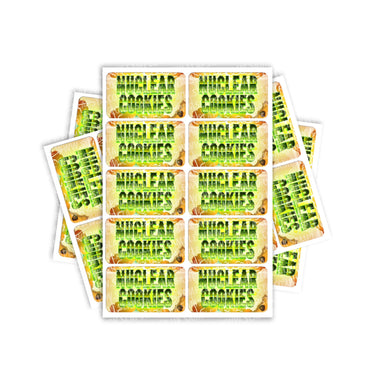 Nuclear Cookies Rectangle / Pre - Roll Labels - Pre - Roll (10.16cm x 6.7cm)