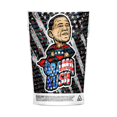 Obama Kush Mylar Pouches Pre-Labeled - 3.5g (1/8oz) / No / 16pcs