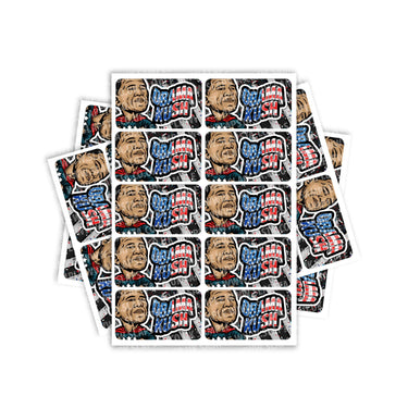 Obama Kush Rectangle / Pre - Roll Labels - Pre - Roll (10.16cm x 6.7cm)