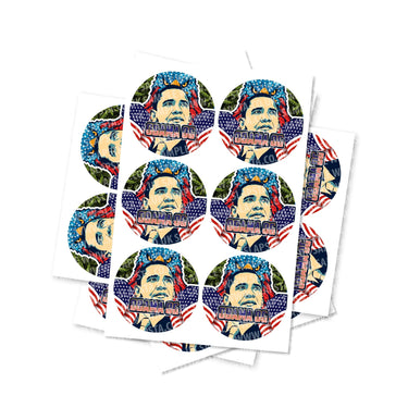 Obama OG Circular Stickers - 2.5cm