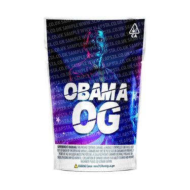 Obama OG Mylar Pouches Pre-Labeled - 3.5g (1/8oz) / No / 16pcs