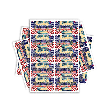 Obama OG Rectangle / Pre - Roll Labels - Pre - Roll (10.16cm x 6.7cm)