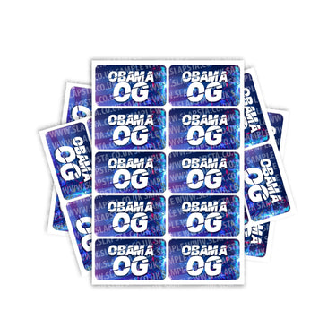 Obama OG Rectangle / Pre - Roll Labels - Pre - Roll (10.16cm x 6.7cm)