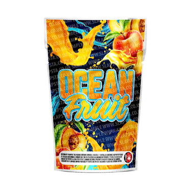 Ocean Fruit Mylar Pouches Pre-Labeled - 3.5g (1/8oz) / No / 16pcs