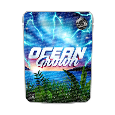 Ocean Grown Mylar Pouches Pre - Labeled - 3.5g (1/8oz)