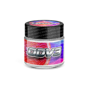 ODV3 Glass Jars Pre - Labeled - 3.5grams (1/8oz)