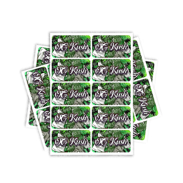 OG Kush Rectangle / Pre - Roll Labels - Pre - Roll (10.16cm x 6.7cm)