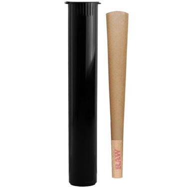 Opaque Black 116mm Pre-Roll Tubes - 50pcs