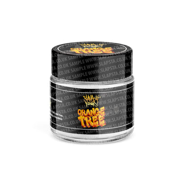 Orange Tree Glass Jars Pre - Labeled - 3.5grams (1/8oz)