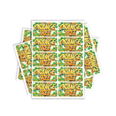 Orange Tree Rectangle / Pre-Roll Labels - Pre-Roll (10.16cm x 6.7cm) / 10