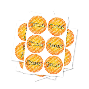 Orangez Circular Stickers - 2.5cm