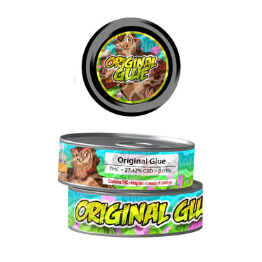 Original Glue Pre - Labeled 3.5g Self - Seal Tins - 60pcs