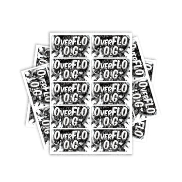 Overflo OG Rectangle / Pre-Roll Labels - Pre-Roll (10.16cm x 6.7cm) / 10