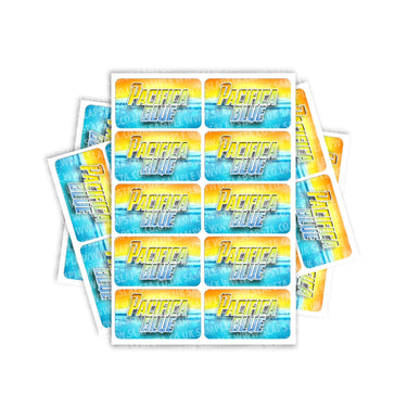 Pacifica Kush Rectangle / Pre-Roll Labels - Pre-Roll (10.16cm x 6.7cm) / 10