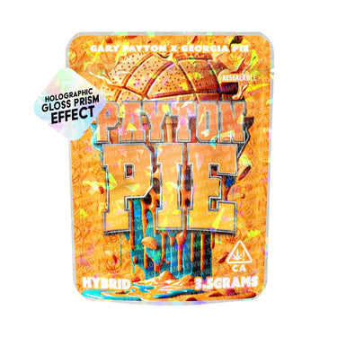 Payton Pie SFX Mylar Pouches Pre - Labeled - 3.5g (1/8oz)