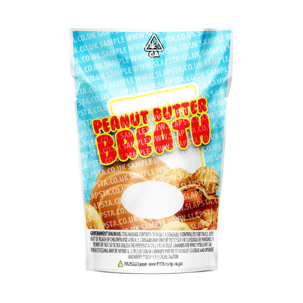 Peanut Butter Breath Mylar Pouches Pre-Labeled - SLAPSTA