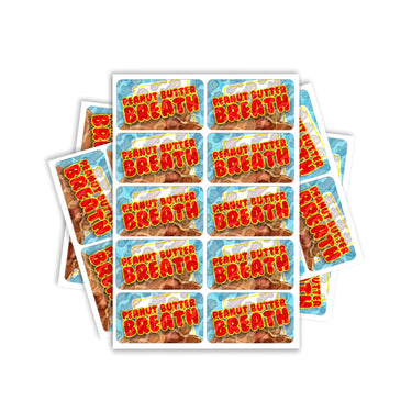 Peanut Butter Breath Rectangle / Pre-Roll Labels - Pre-Roll (10.16cm x 6.7cm) / 10