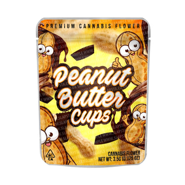 Peanut Butter Cups Mylar Pouches Pre - Labeled - 3.5g (1/8oz)