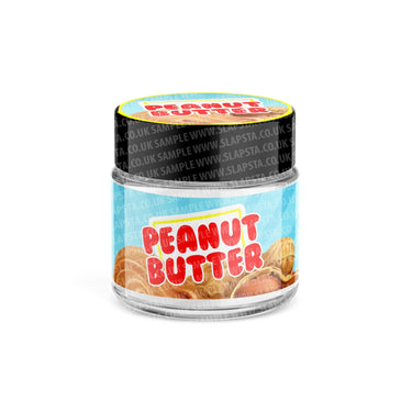 Peanut Butter Glass Jars Pre - Labeled - 3.5grams (1/8oz)