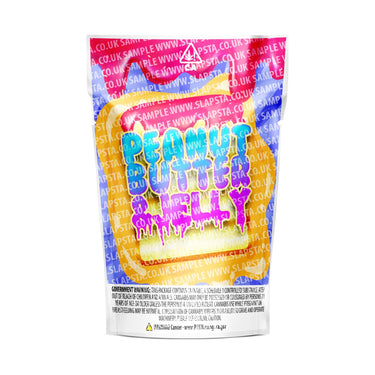 Peanut Butter & Jelly Mylar Pouches Pre-Labeled - SLAPSTA