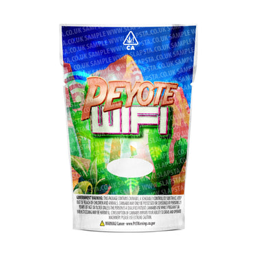 Peyote WIFI Mylar Pouches Pre-Labeled - 3.5g (1/8oz) / No / 16pcs