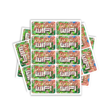 Peyote Wifi Rectangle / Pre-Roll Labels - Pre-Roll (10.16cm x 6.7cm) / 10