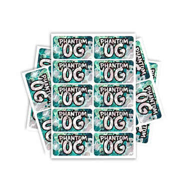 Phantom OG Rectangle / Pre-Roll Labels - Pre-Roll (10.16cm x 6.7cm) / 10