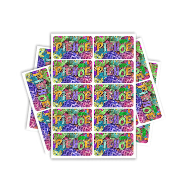 Pie Hoe Rectangle / Pre-Roll Labels - Pre-Roll (10.16cm x 6.7cm) / 10