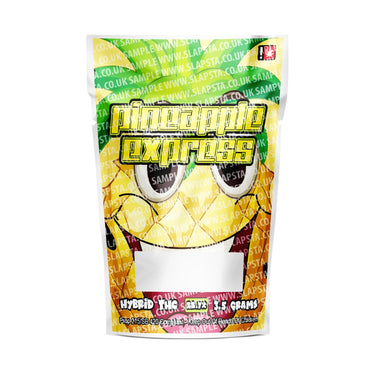 Pineapple Express Mylar Pouches Pre - Labeled - 3.5g (1/8oz)