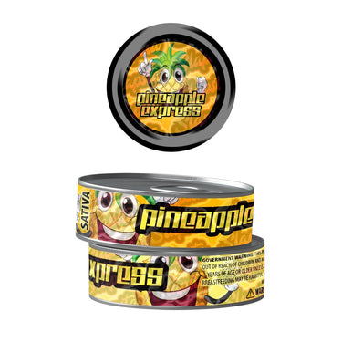 Pineapple Express Pre - Labeled 3.5g Self - Seal Tins - 60pcs