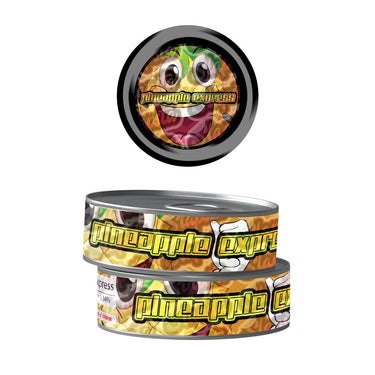 Pineapple Express Pre - Labeled 3.5g Self - Seal Tins - 60pcs