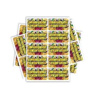 Pineapple Express Rectangle / Pre-Roll Labels - Pre-Roll (10.16cm x 6.7cm) / 10