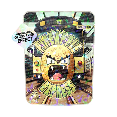 Pineapple Express SFX Mylar Pouches Pre - Labeled - 3.5g (1/8oz)