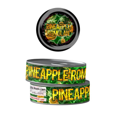 Pineapple Romulan Pre - Labeled 3.5g Self - Seal Tins - 60pcs