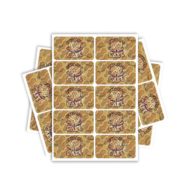Pineapple Upside Down Cake Rectangle / Pre-Roll Labels - Pre-Roll (10.16cm x 6.7cm) / 10