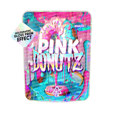 Pink Donutz SFX Mylar Pouches Pre - Labeled - 3.5g (1/8oz)