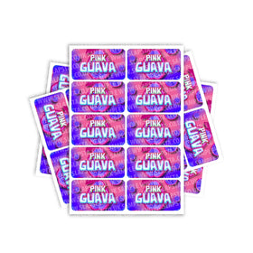 Pink Guava Rectangle / Pre-Roll Labels