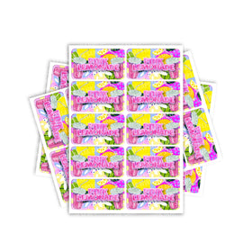 Pink Lemonade Rectangle / Pre-Roll Labels