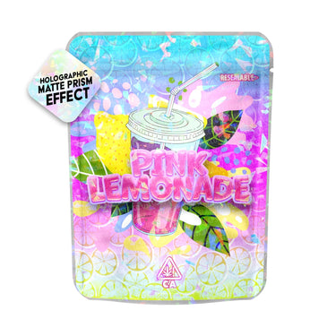 Pink Lemonade SFX Mylar Pouches Pre-Labeled - 3.5g (1/8oz) / No / 16pcs