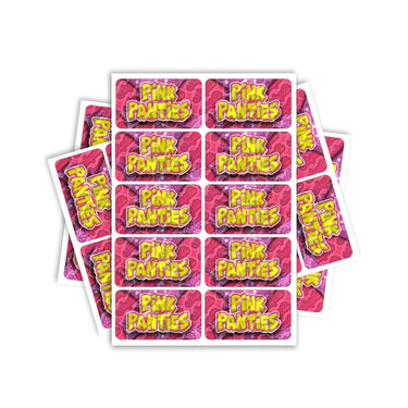 Pink Panties Rectangle / Pre-Roll Labels - Pre-Roll (10.16cm x 6.7cm) / 10
