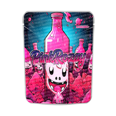 Pink Rozay Mylar Pouches Pre - Labeled - 3.5g (1/8oz)