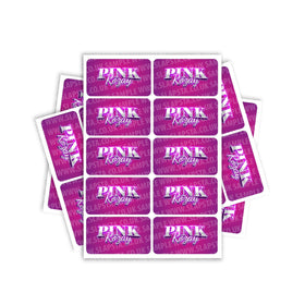 Pink Rozay Rectangle / Pre-Roll Labels