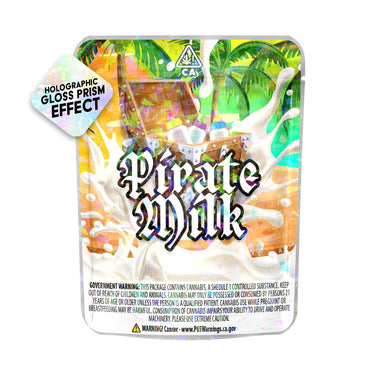 Pirate Milk SFX Mylar Pouches Pre-Labeled - 3.5g (1/8oz) / No / 16pcs
