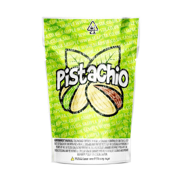 Pistachio Mylar Pouches Pre-Labeled - SLAPSTA