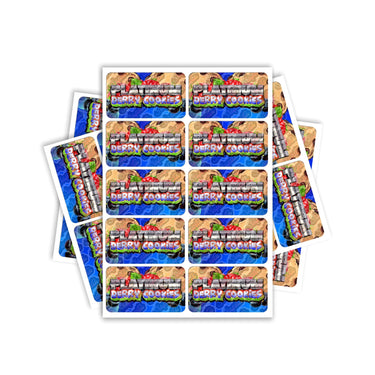 Platinum Berry Cookies Rectangle / Pre-Roll Labels - Pre-Roll (10.16cm x 6.7cm) / 10