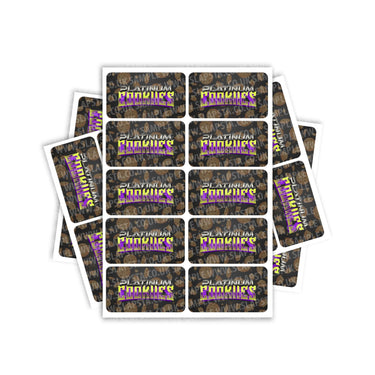 Platinum Cookies Rectangle / Pre - Roll Labels - Pre - Roll (10.16cm x 6.7cm)