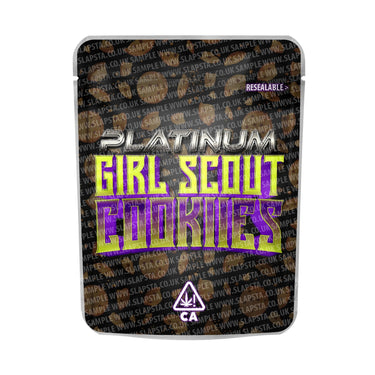 Platinum Girl Scout Cookies Mylar Pouches Pre - Labeled - 3.5g (1/8oz)