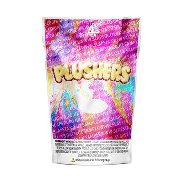 Plushers Mylar Pouches Pre-Labeled - 3.5g (1/8oz) / No / 16pcs