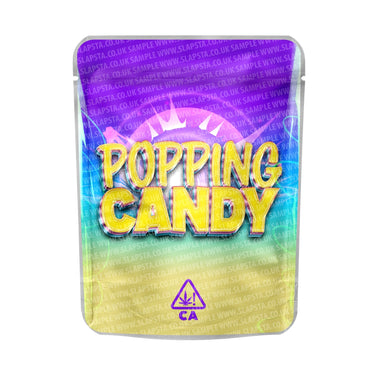 Popping Candy Mylar Pouches Pre - Labeled - 3.5g (1/8oz)